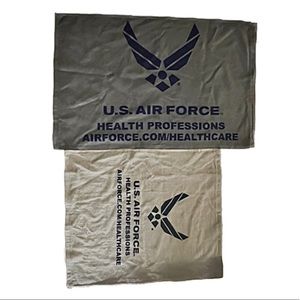 100% Cotton Towels - 2 pack - U.S. Air Force Health Professions - Grey